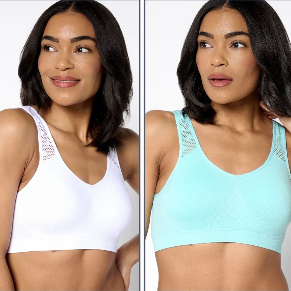 Anybody Intimates Seamless Lounge Bra with Lycra 2 Pack